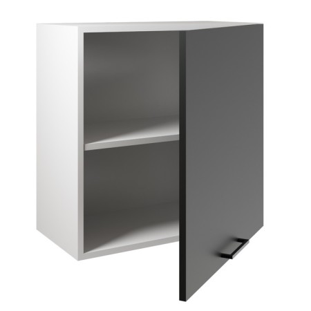 Hinged cabinet 600 Simple, 600x300x600, anthracite/white-1
