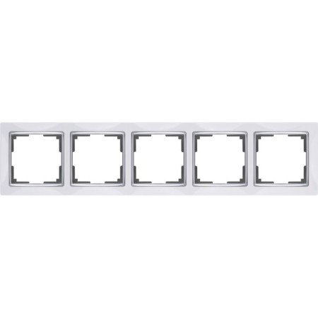Frame for 5 posts WL03-FRAME-05-WHITE, white color