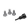 Connecting insulating clamp with SIZ-15 Ø 14.9 mm petals (4-16 mm²), gray (10 pcs./Union) Rexant