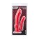 Double vibrator Black & Red by Toyfa, Red color, 19.5 cm