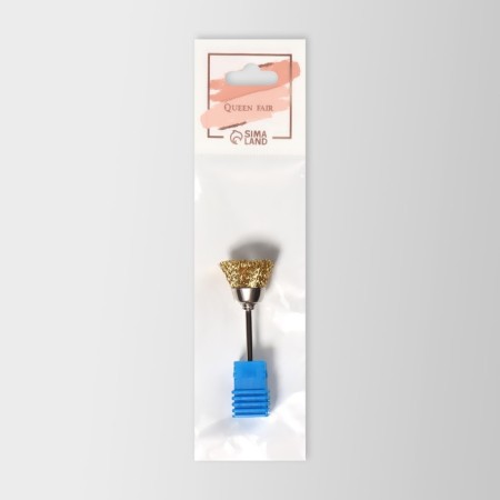 Brush - brush for cleaning mills, copper, silver/golden color-5
