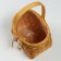 Wicker basket, 19 x 13 x 12/26 cm, sequoia