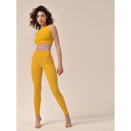Women's Legins in the Rubber Leggings RIB, size 46-48, lemon color