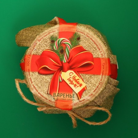 Jam, pine cones, New Year, 100 ml-2