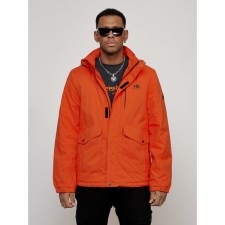 Sports male jacket, size 56, orange color