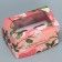 Capcake box, confectionery packaging double -sided, 2 cells, “inspire beauty”, 16 x 10 x 10 cm