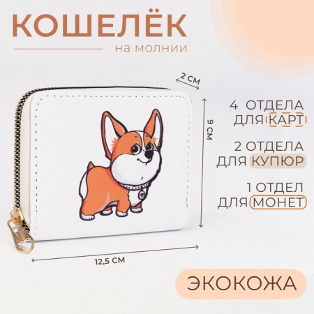 Lightning wallet, white color