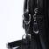 Bag-rug-rug on lightning, 3 outer pockets, long belt, black color