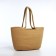 Bag-touut without fastening, beige color