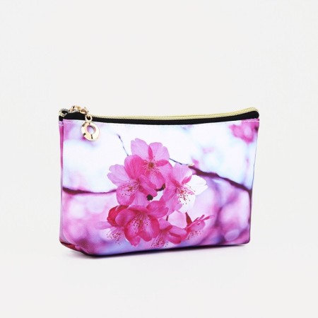 Lightning cosmetic bag, white/pink/lilac color