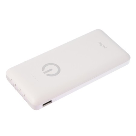 External battery of Perfeo Absolute PF_B4879, 10,000 mAh, USB/USB-C, 2.1A, built-in. cabin., White-1