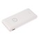 External battery of Perfeo Absolute PF_B4879, 10,000 mAh, USB/USB-C, 2.1A, built-in. cabin., White