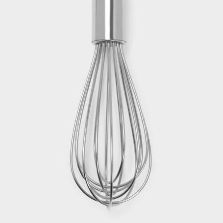 Whisk for whipping with thick strings Konfinetta, 27 cm, silver color-2