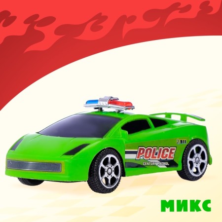 Inertial car "Road Patrol", mix-4