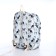 School backpack from textiles on a zipper, 3 pockets, pencil case, blue color
