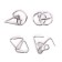 Metal puzzle “Mendeleev’s riddles”, set 4 pcs.