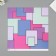 Scrapbooking paper "Bright geometry" density 180 grams set 5 pcs 30.5x32 cm