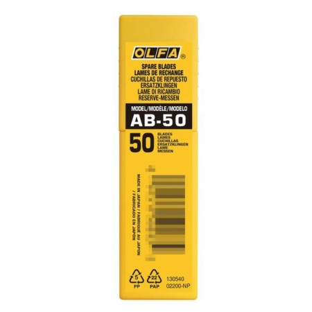 Blade for knives OLFA OL-AB-50, 9 mm, 50 pcs.-1