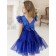 Dress "Jasmine", height 122 cm, blue color