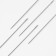 Sewing needles for beads No. 9, d = 0.7 mm, 25 pcs, HN-30