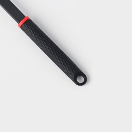 Spatula with slots of the Picanto shade, black color-3