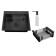 Kitchen sink "RMS" MR-5050BL, mortise, thickness 3.0 and 1 mm, basket, dispenser, graphite