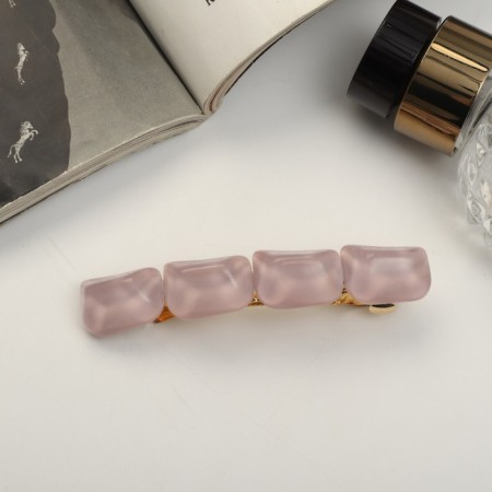 Hair hair clip "Asta" 8 cm, pink