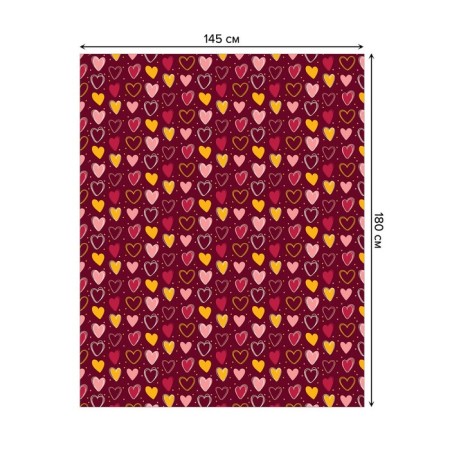The tablecloth “abundance of love”, rectangular, oxford, size 145x180 cm-1