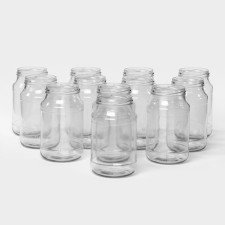 A set of glass cans for conservation, TO-82 mm, 1 l, 12 pcs