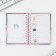 Questionnaire on a lock, in a solid cover A6, 40 sheets of "Questionnaire of a cool girl and her friends"