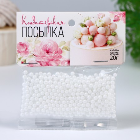 Confectionery Sprinking "Air Sephir", 4 mm, 20 g-1