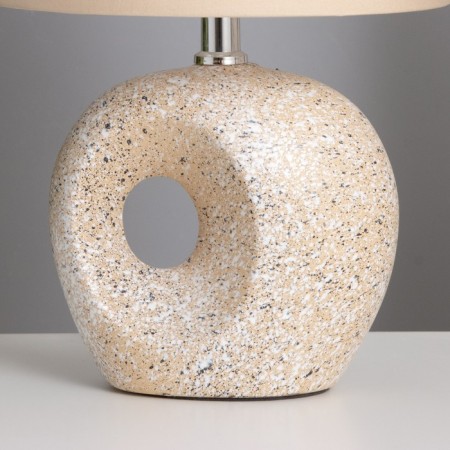 Table lamp "Ines" 1x40W E14 beige 20x20x30cm-3