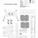 Onkron TS1552 White 40 "-70" Max.60.5kg. Floor mobile