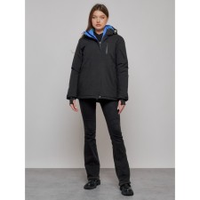 Ski jacket female, size 42, black color