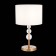 Evoluce bedside lamp. Sle105714-01. Ramer. 1x40 W, E14, 26x26x44.5 cm, brass color, transparent