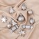 Set of jewelry plastic D-3.5 cm, 10 pcs "Sanda" silver