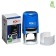 Equipment for round printing automatic Colop Printer R30, diameter 30 mm, with a lid, blue body