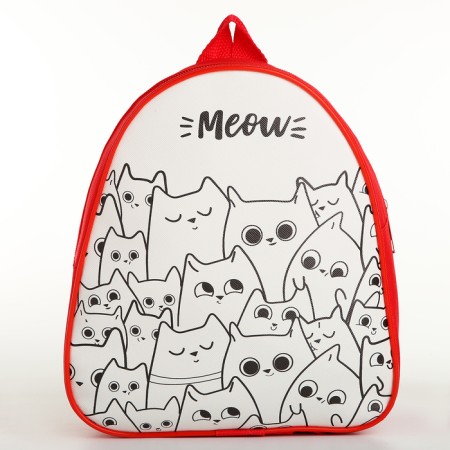 Baby backpack "kittens", 23*20.5 cm, lightning department-4