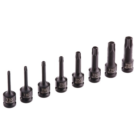 Set of end heads Stels 13999, Torx 1/2, 8 pcs., Shocks-1