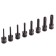Set of end heads Stels 13999, Torx 1/2, 8 pcs., Shocks