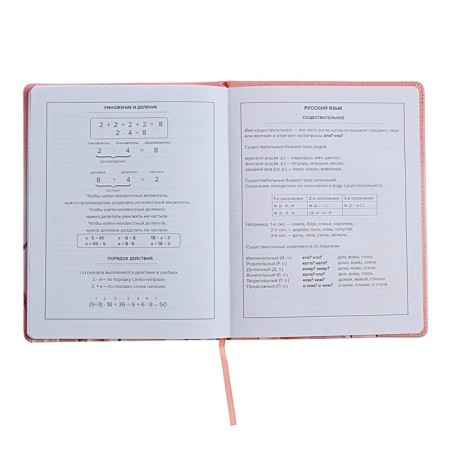 Universal Diary Grade 1-11, 48 sheets "Girl in the cap", solid covering of artificial leather, uplife, lies, universal cheat sheet, block 80 g/m2-11