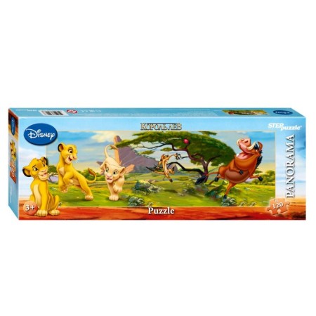 Puzzles "Panorama" Disney, 120 elements, mix-6