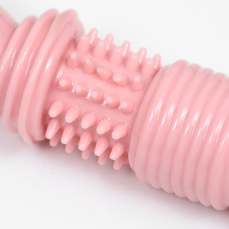 Dog toy "Spy Bone", TPR, Massage, 14 x 3.5 x 5, pink-2