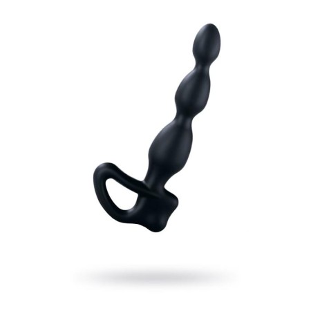 MYSTIM BIG BEND -ITT, silicone, black color, 18 cm