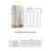 Female trousers, size 54, beige color