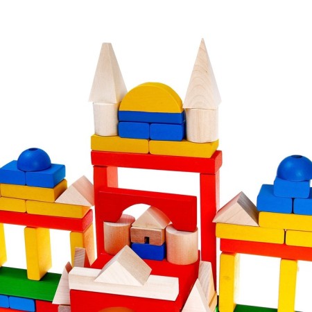 Wooden designer "Colorful castle"-6