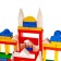 Wooden designer "Colorful castle"