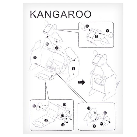 Set for creativity Sector 3d Figures "Kangaroo"-5