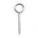 Shurup-ring Stroybat, white zinc, 4x50 mm, 2 pcs
