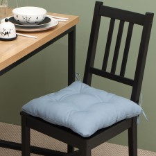 Siddle on a chair with ties of the shares of the col. Gray 40x40 cm, 100% p/e, Gabardin 153 g/m2